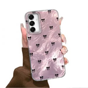 Tedyhulle Coque pour Samsung Galaxy A13 4G/ 5G/ A04S, &Eacute;tui de Protection avec Aesthetic Design Noeud Motif, Color&eacute; Paillette Case Cover Fine Souple TPU Bumper Antichoc Housse de T&eacute;l&eacute;phone pour Femme (xinhuiyuancase, neuf)