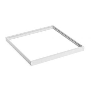 Defacto Cadre de panneau LED 60 x 60 cm en aluminium A+, montant en saillie, pour plafond, blanc (de facto, neuf)