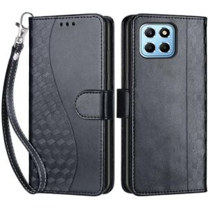 Coque de Protection en Cuir pour Honor X8 5G / X6 4G / 70 lite - Housse Fermeture Magn&eacute;tique Flip Case (Noir) (DIKAS, neuf)