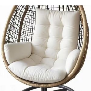 Coussin Fauteuil Suspendu, Coussin de Jardin, Coussin de Remplacement pour Chaise D'oeuf Suspendue Intérieur et Extérieur, Coussin Balancelle, pour Terrasse, Jardin (郧西县胜奇商贸有限公司, neuf)