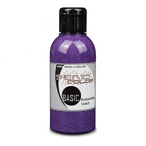 Senjo Color Body Painting Peinture 75ml | Liquide Peinture du Corps | Pour pinceaux et aérographe | Fabriqué en Allemagne (Violet) (COSE DA ARTISTA, neuf)