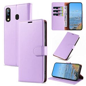 KKEIKO Coque pour Huawei P Smart 2019 / Honor 10 Lite, Antichoc Magnetique Étui à Rabat avec Porte Cartes, Portefeuille Housse en Cuir PU pour Huawei P Smart 2019 / Honor 10 Lite, Violet (KKEIKO, neuf)