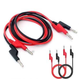 Lot de 2 câbles de mesure pour multimètre numérique, tests électriques de laboratoire, multimètre numérique, test électrique (zhuoxuantek, neuf)