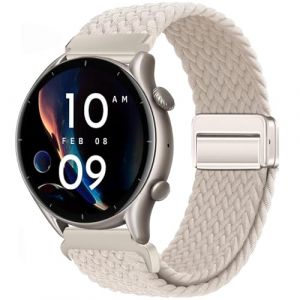 Issinlky Bracelet tressé nylon pour Amazfit GTR 47mm/GTR 2/GTR 2e/GTR 3/GTR 3 Pro/GTR 4/GTR 4 Pro/Stratos 3/Stratos 2, Bracelet élastique 22mm pour Xiaomi Watch S1/S1 Active/Xiaomi Mi/Watch S3/Watch 2 (Youth Today, neuf)