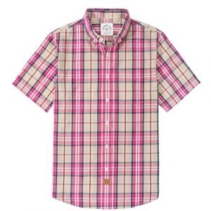 Dubinik&reg; Chemise Homme Manches Courtes Carreaux De Travail Poche Casual &Eacute;t&eacute; Chemisette Homme Bouton Chemise Carreaux Homme (Dubinik&reg;EU, neuf)