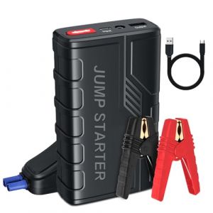 Booster Batterie Voiture Portable, Momowin Jump Starter 1500A(Jusqu'à 7,0L Essence ou 5,5L Gazole), Démarreur de Voiture 12V avec Pinces de Sûreté Intelligentes, 3 Modes de Lumières LED (OG group, neuf)
