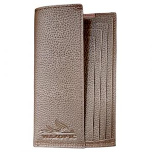 Wazopic Portefeuille Serveur, Serveuse, Véritable Cuir de Buffle Premium, 5 Compartiments, Porte Billet, CB, Ticket Restaurant, Chèque Vacances (Marron) (Wazopic, neuf)
