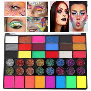 Peinture pour le visage pour , peinture de maquillage | Kit de peinture pour le visage sûr 42 couleurs pour le maquillage | Kit de maquillage Facepaint, peinture pour le visage et le corps, peinture p (Dalea, neuf)