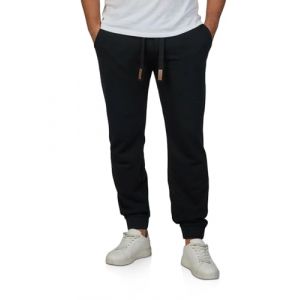 Riverso Jogging pour homme RIVKasper Pantalon de sport, de jogging, décontracté, coupe droite, Gris, rouge, bleu, noir, vert, Tailles S, M, L, XL, XXL, 3XL, 4XL, 5XL, Noir , XL (Jeans-direct, neuf)