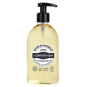 Le Comptoir du Bain Savon de Marseille Surgras Sans Parfum 500ml (BIOSAMPLE, neuf)