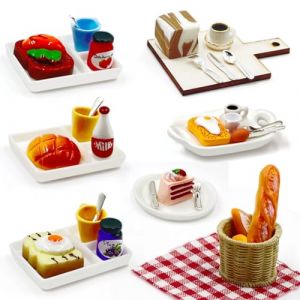 Kit Nourriture Miniature Boisson pour Poupée, FUKPO Accessoires de Cuisine Ecole Jardin Petits Objets 1/12 Alimentaire Decoration, Accessoire Maison de Poupee Vaisselle Mini Gâteau Pain Oeuf Café (KTILES STORE, neuf)