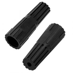 Laroal Adaptateur de perche t&eacute;lescopique 2 pi&egrave;ces filet&eacute; &agrave; extr&eacute;mit&eacute; conique filetage universel standard vers convertisseur enfichable pour rouleaux de peinture grattoirs tiges extensibles (Laroal, neuf)