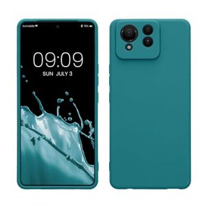 kwmobile Housse Compatible avec ASUS Zenfone 11 Ultra Coque - Housse de t&eacute;l&eacute;phone en TPU avec Protection Appareil Photo - p&eacute;trole Mat (SX-Commerce, neuf)