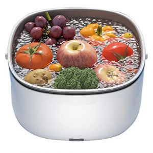 AIYING Machine &agrave; Laver Les Fruits et L&eacute;gumes, Fruits et L&eacute;gumes sans F, Nettoyeur Fruits et L&eacute;gumes Ultrasons, Machine &agrave; Laver avec Technologie Purification pour Fruits L&eacute;gumes Vian (Yi Chi Trading Co., neuf)