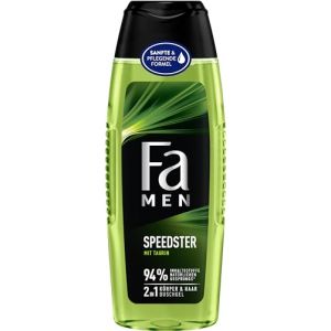 FA Speedster Gel douche pour homme avec taurine (1 x 250 ml) Formule 2 en 1 pour corps et cheveux, active votre corps, esprit et sens avec le parfum rafraîchissant d'agrumes et de citronnelle (Singulaer GmbH, neuf)