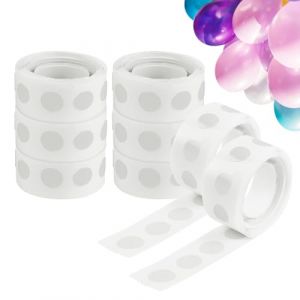 Ainiv Bande de Ballon Arche Kit, 1200PCS Trou Double Cha&icirc;ne de Ballon et Trou Unique Cha&icirc;ne de Ballon et Points de Colle de Ballon pour D&eacute;coration de No&euml;l, Mariage, F&ecirc;te d'anniversaire (HUAYOTO, neuf)