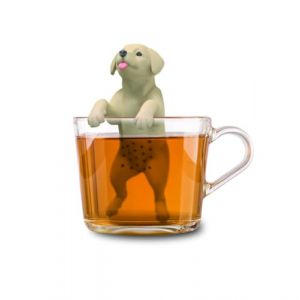 Winkee - Infuseur à thé animal mignon I Infuseur à thé pour thé en vrac I Infuseur à thé amusant I Filtre à thé pour tasse et mug isotherme I Œuf à épices en silicone I Figurine animal boule à thé (Gift Buddy, neuf)