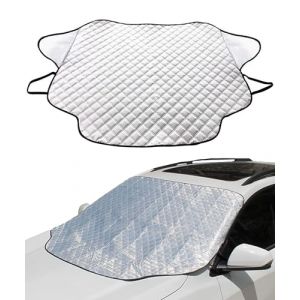 Xibao Pare Soleil Voiture,Pare Soleil Voiture Pare Brise Avant,Bache Pare Brise Protection Couverture Repliable,Couverture Pare-Brise Voiture,Convient pour Toutes Les Voitures,SUV,Camion (183x116cm) (Flywing Auto, neuf)