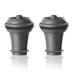 Vacu Vin 84042 Lot de 2 bouchons pour bouteille de vin Gris (Astra FR, neuf)
