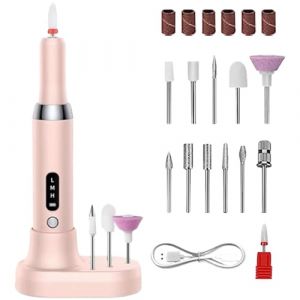 Force À Ongles Électriques - Files De Ongles Électriques | Machine À Forte À Ongles, Kit De Forage À Ongles Rechargeable À Ongles Sans Fil, Machine De Forage À Ongles À Ongles À Ongles Électrique Avec (ruixiake, neuf)