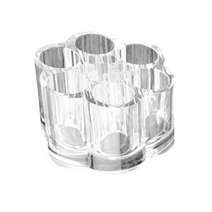 Mikinona Bo&icirc;te De Rangement Cosm&eacute;tique Transparente Cylindre En Acrylique Organisateur De Bureau Porte-stylo Polyvalent Pour Maquillage Cosm&eacute;tiques Usage Domestique (Dawn Cedar, neuf)