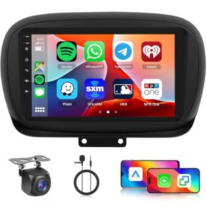 [6G+128G] 8 C&oelig;urs Autoradio pour Fiat 500X 2014-2020 Android Autoradio Bluetooth GPS, Hodozzy &Eacute;cran Tactile 9 Pouces Radio avec Carplay sans Fil Android Auto, WiFi DSP, FM RDS Cam&eacute;ra (Hodozzy Store, neuf)