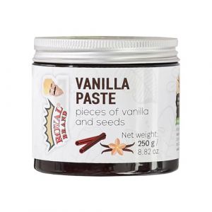 Pâte de gousse de vanille 250g pure pour la pâtisserie et les desserts Variété de bourbon de Madagascar Gourmet, gousses de vanille sélectionnées à la main et d'origine éthique, sans gluten (Vanilla-Vanille- Shop, neuf)