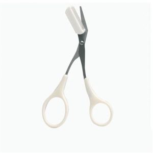 Nouveau 2 - En - 1 Peigne Taille Des Sourcils, Arc Sourcil Rasoir, Antidérapant En Acier Inoxydable Face épilation Ciseaux, Cadeaux Pour Les Hommes Et Les Femmes (Blanc+rose+noir) (JSSY, neuf)