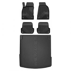 MOTOS Kit de tapis de voiture et de tapis de coffre en caoutchouc pour Audi A4 B7 2004-2008 Améliorez votre confort de voyage avec tapis antidérapant voiture 3D- Tapis de sol voiture tous temps, prote (MOTOS EU, neuf)