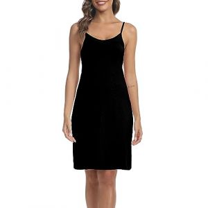 Xuepelit Fond de Robe d'&eacute;t&eacute; pour Femme Dessous de Robe Cotton Nuisette Jupon sous Robe d'&eacute;t&eacute; pour Femme Chemise de Nuit (alemona, neuf)