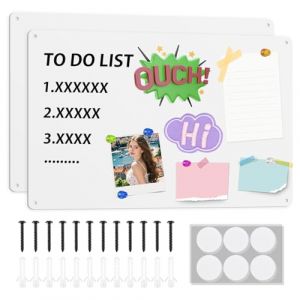 ALANGDUO Tableau Magnétique Mural, Plaque Aimantee pour Magnets, Tableau Effaçable en Acier, Idéal pour Aimants et Notes, Tableau Mural, pour Bureau, Cuisine, 42 x 30 cm, Blanc (yimawanshengkeji, neuf)