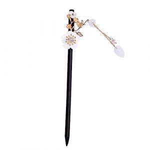 Vaguelly Épingle à Cheveux Vintage avec Frange Tassel Baguette Chinoise Décorative pour Élégantes et Occasions Spéciales (Bustling Xin, neuf)