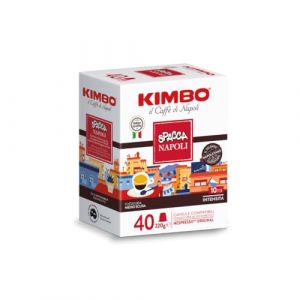 Kimbo - Fabriqu&eacute; en Italie - CAPSULE NC FORMAT FAMILIAL NAPOLI x 40-4 Paquets (Amore Animale Shop, neuf)