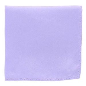 Pochette Costume Parme - Mouchoir de Poche Homme Lilas - Accessoire Carré Poche de Veste - Mariage, Cérémonie (Before Long, neuf)