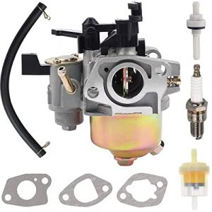 ZAMDOE Carburateur pour Honda GX160 5.5HP GX200 GX168 6.5 HP GX140 196cc WP20 EG1400 Harbor Freight moteur pour Predator 212cc Go Kart OHV pour Baja Mb165 Mb200, remplace 16100-ZH8-W61 (ZAMDOE, neuf)