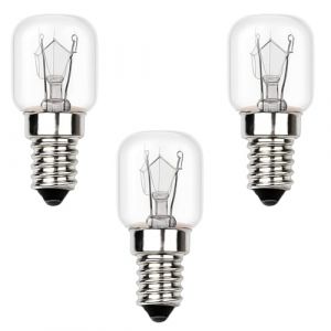 3 Unit&eacute; E14 Ampoule Four, T22 25W Lampe de Four R&eacute;sistante &agrave; 300 Degr&eacute; 2700K Blanc Chaud AC220V-240V, Petite vis Edison Ampoule Lampes pour Micro-ondes Four Lampe &agrave; Sel Hotte de Cuisine R&eacute;frig&eacute;rateurs (RuiChaoXiYi, neuf)