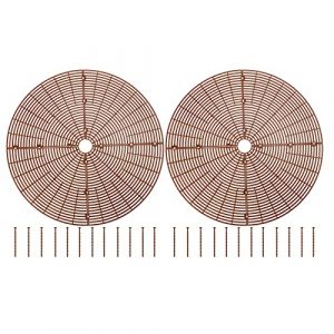 SJDWDX Lot de 2 protections de sol pour pots de fleurs, protection pour plantes et fleurs, repousse les chats des plantes - Prot&egrave;ge les plantes d'int&eacute;rieur - R&eacute;pulsif pour chat - S&eacute;curit&eacute; b&eacute;b&eacute; pour (Guanlilorena, neuf)