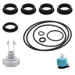 Lynqvor 12pcs Rechange pour Filtre Sable Piscine Compatible avec Pompe Compatible avec Les Pompes &agrave; Filtre &agrave; Sable Krystal Clear, Incluant Soupape de D&eacute;charge d'air et Joints Toriques Vari&eacute;s (Pinshang Life Business, neuf)