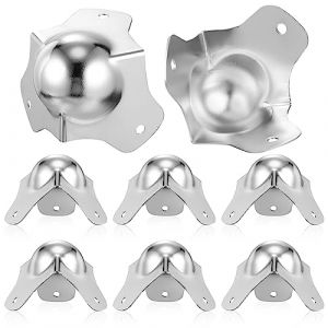 Milisten Lot de 8 d'angle arrondies pour Armoire d'avion, coffres, bo&icirc;tes, Meubles, &eacute;tag&egrave;re, Table, Instruments de Musique (Suienny, neuf)