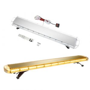 Gyrophare LED, barre d'avertissement 96LED s&eacute;curit&eacute; d'urgence lumi&egrave;re stroboscopique lumi&egrave;re de secours, barre lumineuse stroboscopique Barre de toit d'urgence pour les jours de pluie et de brouillard (Neremstore, neuf)