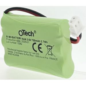 Otech Batterie Electrostimulation pour SLENDERTONE Unite System (batteries web, neuf)