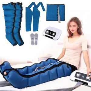 GHCCDAM Bottes De Pressothérapie 6 Cavités, Drainage Lymphatique Jambes, Appareil Pressothérapie, Anti Jambes Lourdes, 6 Chambre Pressothérapie Jambes Lipoedeme Appareil (guo hong bin, neuf)