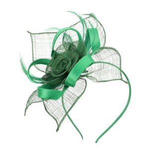 PACKOVE Casque à Clapet Vert Casque De Thé Accessoires Cheveux Pour Femmes Coiffure De Banquet Coiffure De La Mariée Green (Spring TU, neuf)