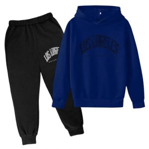 Jogging Enfant Garcon - Hoodies sweatshirts &agrave; capuche ensemble &agrave; capuche et pantalon sweat-shirt et pantalon de jogging Enfant Garcon Ado Surv&ecirc;tement de sport d&eacute;contract&eacute; pour Gar&ccedil;ons 3-14 Ans (usitable, neuf)