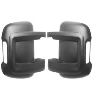 Easy Link Lot de 2 coques de r&eacute;troviseur ext&eacute;rieur gauche et droite - Noir - Bras court - Compatible avec Peugeot Boxer, Citro&euml;n Jumper, Fiat Ducato 2006-2020, 735424438, 735424437 (EASY SALES DE, neuf)
