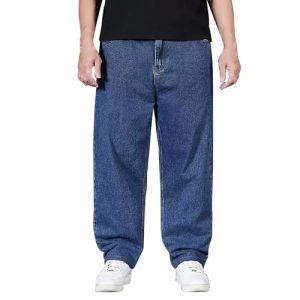 BIISDOST Baggy Jeans Y2k Salopette pour homme S&eacute;chage rapide Pantalon d'entra&icirc;nement Pantalon cargo Uni Pantalon d'ext&eacute;rieur respirant Pantalon tendance d&eacute;contract&eacute; avec r&eacute;serve d'&eacute;tirement Pantalon (Take Idea, neuf)