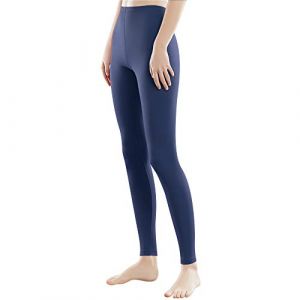 Libella Femme Long Leggings Pantalon coloré avec Taille Haute Tenue de Sport Coupe Slim en Coton Vêtements 4108 Bleu Marin 3XL (ZhaDui, neuf)