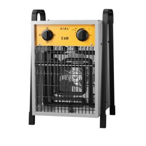 SIAL Chauffage Soufflant 5000 W - Industriel - Radiateur &eacute;lectrique - Pour Chantier, Atelier Ou Garage Avec Contr&ocirc;le Thermostatique Enti&egrave;rement R&eacute;glable et Deux Modes de Chauffage (SIAL, neuf)