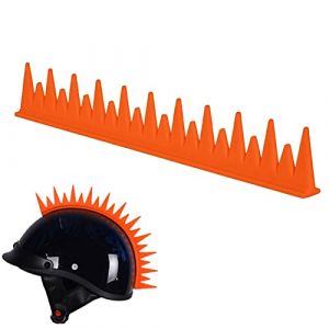 Tebinzi Autocollant Mohawk pour Moto | Autocollants en Caoutchouc Dirt Biker Motocross Mohawk | Autocollant Cr&ecirc;te Coq Casques Patch D&eacute;coration pour Motos (Jatour, neuf)