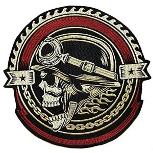 topt mili ecusson Route 66 Libre pour Conduire Femme Biker Motard Moto Tete de Mort thermocollant Grand Format 30cm patche Badge (destockandco (vendeur francais), neuf)